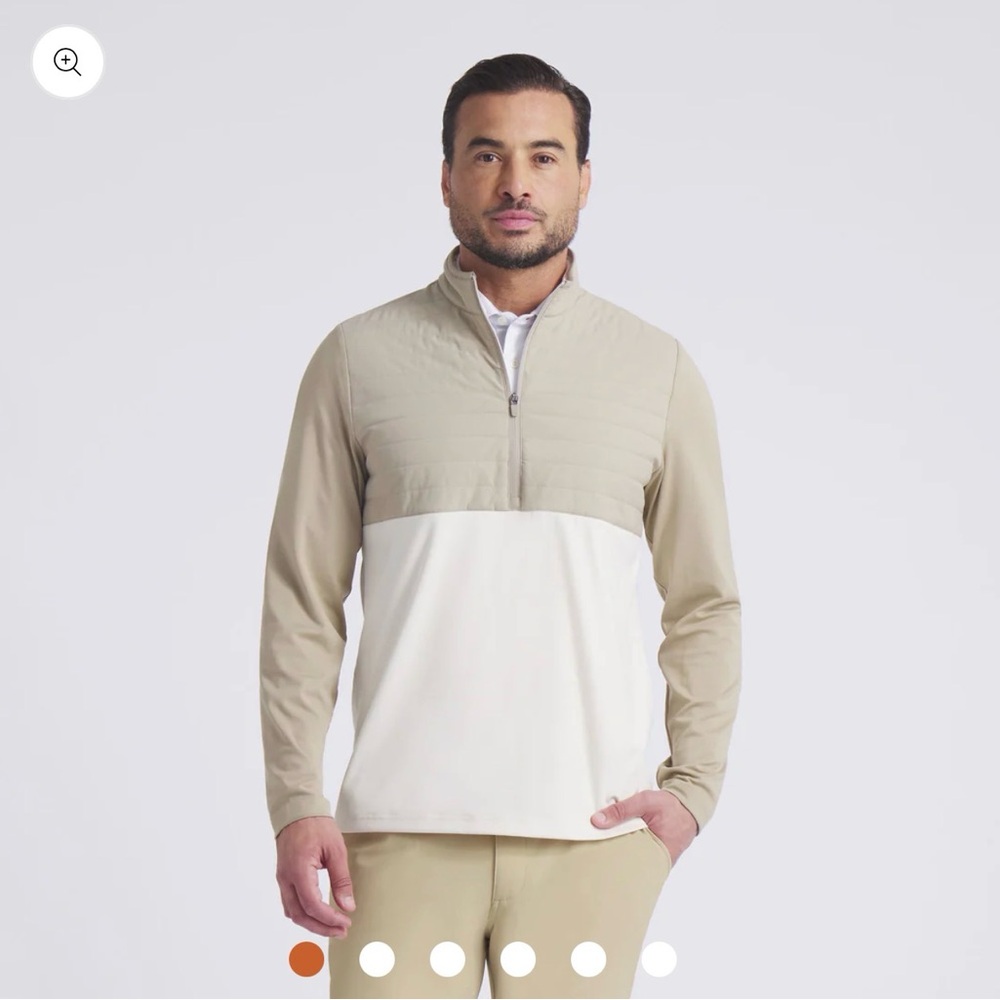 Men's Puma Cloudspun Tech Hybrid Quarter-Zip Golf Jacket